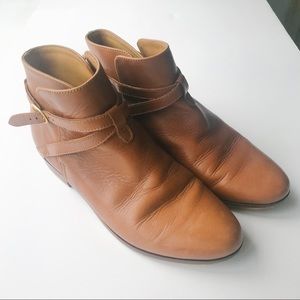 Sezane brown Cognac boots size 37